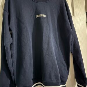 Abercrombie & Fitch boys Dark Navy Crewneck Sweatshirt